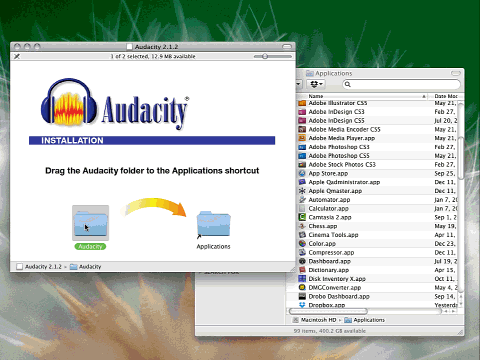 hot to use audacity for mac